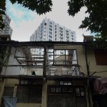 Krasse Kontrast zwischen alt und neu