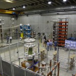 Hochspannungshalle der ETHZ - ich bin sogar mit auf dem Foto