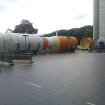 Zwar war keine Zeit für das Technikmuseum, aber man hat scheinbar auch schon draußen etwas Technik abgeladen